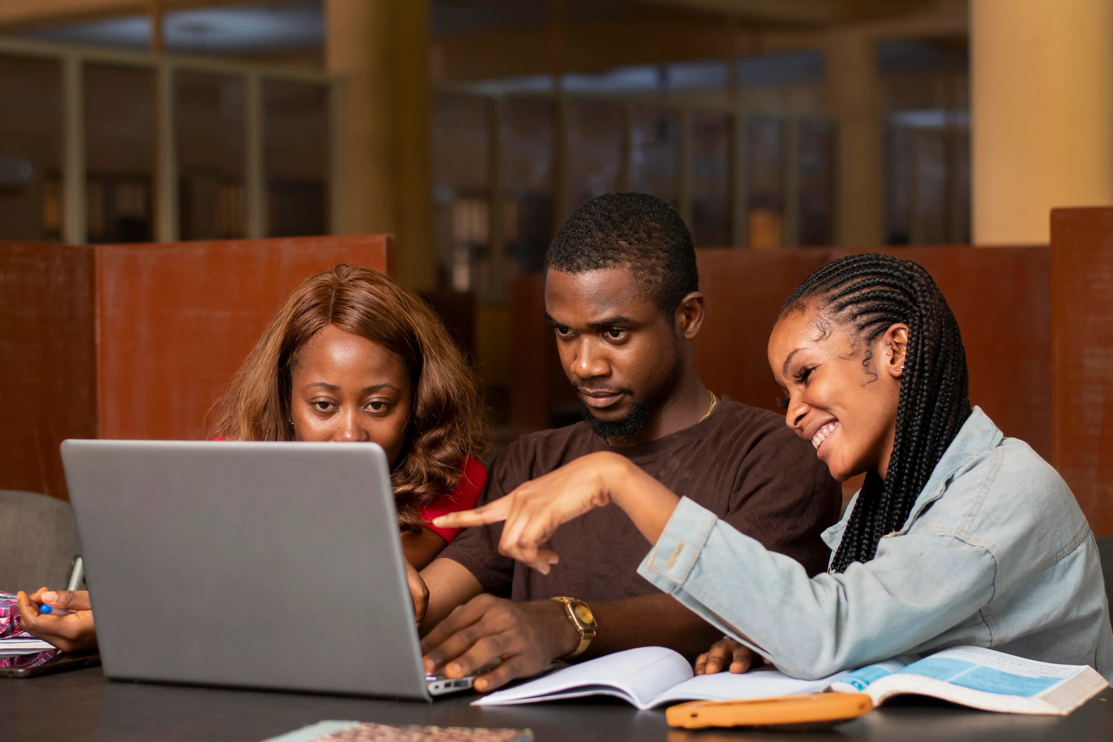 Students collaborating at Dreamland University